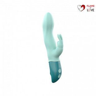 Вібратор-кролик Love To Love Hello Rabbit Menthe з гнучким стовбуром і стимуляцією точки G, 2 мотори