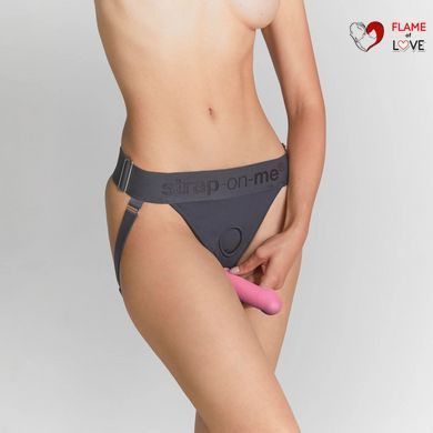 Безремінний страпон Strap-On-Me Rose M, повністю регульований, діаметр 3,3 см