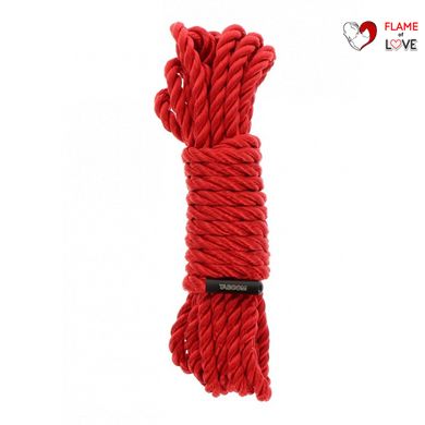 Мотузка для бондажу Taboom, 5 м, червона