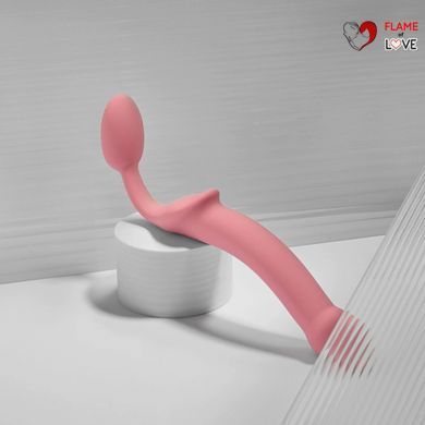 Безремінний страпон Strap-On-Me Rose M, повністю регульований, діаметр 3,3 см