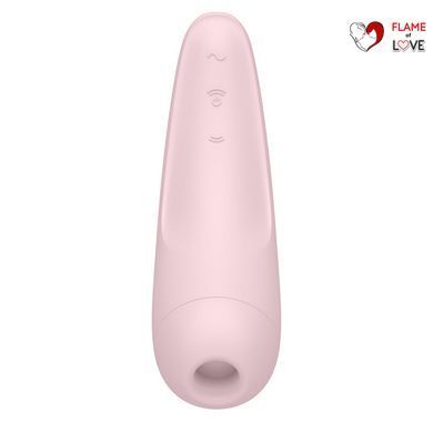 Вакуумний кліторальний стимулятор Satisfyer Curvy 2+ Pink з керуванням через інтернет