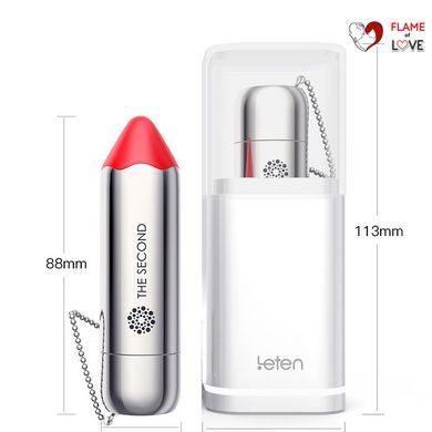Віброкуля Leten The Second scented orange з індукційною зарядкою, водонепроникна, дуже потужна