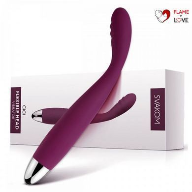 Вібромасажер з гнучкою головкою Svakom Cici Violet