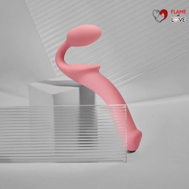 Безремінний страпон Strap-On-Me Rose M, повністю регульований, діаметр 3,3 см
