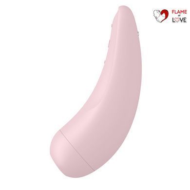 Вакуумний кліторальний стимулятор Satisfyer Curvy 2+ Pink з керуванням через інтернет