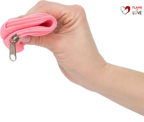 Сумка для зберігання секс-іграшок PowerBullet - Silicone Storage Zippered Bag Pink