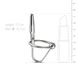 Уретральний стимулятор Sinner Gear Unbendable – Sperm Stopper Hollow Ring, 2 кільця (2,5 см та 3 см) - 4