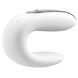 Смартвібратор для пар Satisfyer Double Fun (White) з пультом ДК - 2