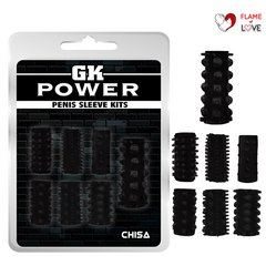 Набір насадок Chisa GK Power Penis Sleeve Kits Black