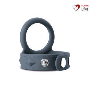 Подвійне ерекційне кільце Boners Cock & Ball Strap L, регулювання діаметра, 3,5&ndash;6 см