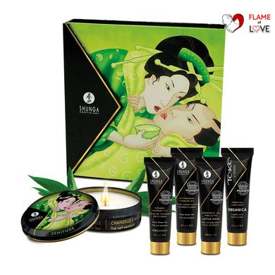 Подарунковий набір Shunga GEISHAS SECRETS ORGANICA – Exotic Green Tea: для шикарної ночі вдвох