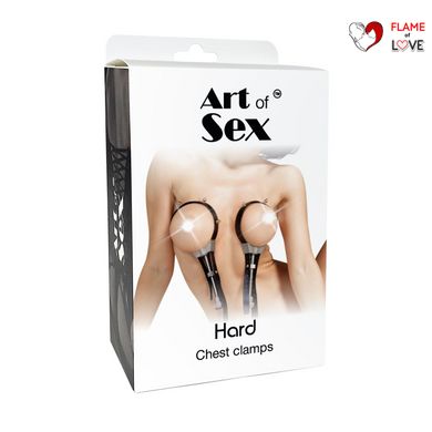 Затискачі з шипами для грудей Art of Sex – Hard Chest clamps
