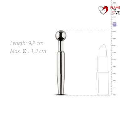 Порожнинний уретральний стимулятор Sinner Gear Unbendable – Hollow Penis Plug, довж.7,5см, діам.12мм