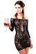 Сукня-сітка з декольте Anne De Ales FETISH DINNER Black XL, оголене плече - 1