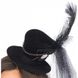 Жіночий міні-циліндр Steampunk Velvet Mini Top Hat від Leg Avenue, чорний - 2
