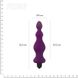 Анальна пробка з вібрацією Adrien Lastic Bullet Amuse Purple, макс. діаметр 3,9 см - 2