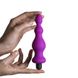 Анальна пробка з вібрацією Adrien Lastic Bullet Amuse Purple, макс. діаметр 3,9 см - 4