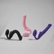 Безремінний страпон Strap-On-Me Rose L, повністю регульований, діаметр 3,7 см - 9