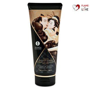 Їстівний масажний крем Shunga Kissable Massage Cream &ndash; Intoxicating Chocolate (200 мл)