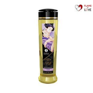 Масажна олія Shunga Sensation &ndash; Lavender (240 мл) натуральна зволожувальна
