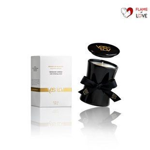 Масажна свічка YESforLOV MASSAGE CANDLE with titillating scent 120 г, пряний аромат, віск + олії