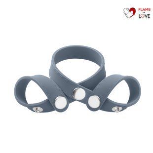 Ерекційне кільце з роздільником мошонки Boners 8-Style Ball Splitter