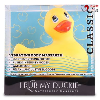 Вібромасажер качечка I Rub My Duckie - Classic Yellow v2.0, скромняжка