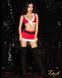 Новорічний еротичний костюм "Сексі Санта" L, спідниця, топ - 2