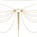 Ланцюжок на трусики або ліф Bijoux Indiscrets MAGNIFIQUE Waist Chain - Gold, прикраса на тіло - 2