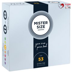 Презервативи Mister Size - pure feel - 53 (36 condoms), товщина 0,05 мм