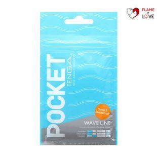 Мастурбатор TENGA Pocket Wave Line