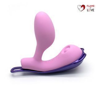Смарт-віброяйце зі стимуляцією клітора KISSTOY Viosecret Pro, реагує на стискання, пояс для кріплення