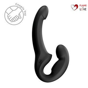 Безремінний страпон Fun Factory SHARE LITE Black, регульований, полегшена модель