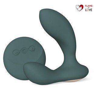 Масажер простати LELO Hugo 2 Remote Green, 2 мотори, дуже потужний, пульт ДК