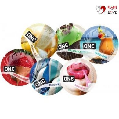 Оральний презерват One Flavor Waves Mint Chocolate зі смаком жувальної гумки
