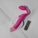 Безремінний страпон з вібрацією Strap-On-Me Vibrating Fuchsia M, діаметр 3,8 см, пульт ДК, регульований - 2