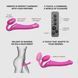 Безремінний страпон з вібрацією Strap-On-Me Vibrating Fuchsia M, діаметр 3,8 см, пульт ДК, регульований - 3