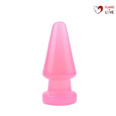 Велика анальна пробка Chisa Hi-Rubber Anal Delight Plug Pink 17 * 7 см