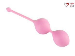 Вагінальні кульки Alive U-Tone Balls Pink, діаметр 3,5 см, вага 77 г