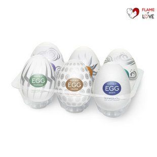 Набір мастурбаторів-яєць Tenga Egg Hard Boild Pack (6 яєць)