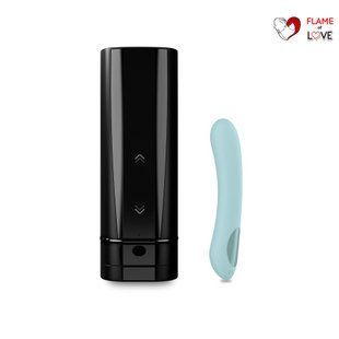 Інтерактивний набір мастурбатор + стимулятор точки G Kiiroo Onyx+ and Pearl 2+ Couple Set Turquoise