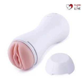 Мастурбатор з вібрацією Hismith Masturbation Cup, 10 режимів, сумісний із секс-машинами бренду