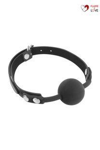 Класичний кляп з силіконовою кулькою Fetish Tentation Silicone Gag Ball