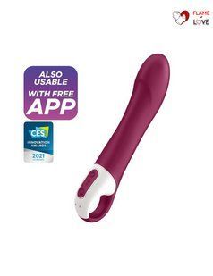 Смарт-вібратор точки G Satisfyer Big Heat з функцією підігріву