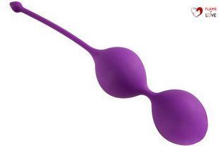 Вагінальні кульки Alive U-Tone Balls Purple, діаметр 3,5 см, вага 77 г