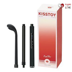 Електростимулятор з вібрацією KISSTOY Find Her, 3 насадки + подовжувач