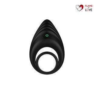 Ерекційне віброкільце Nexus Enhance Vibrating Cock and Ball Ring, подвійне