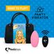 Вібратор в трусики FeelzToys Panty Vibrator Pink з пультом ДК, 6 режимів роботи, сумочка-чохол - 1