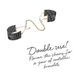 Наручники Bijoux Indiscrets Desir Metallique Handcuffs - Black, металеві, стильні браслети - 5