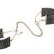 Наручники Bijoux Indiscrets Desir Metallique Handcuffs - Black, металеві, стильні браслети - 2